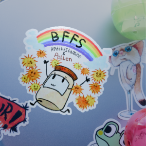 BFFs Antihistamine & Pollen 3" Sticker