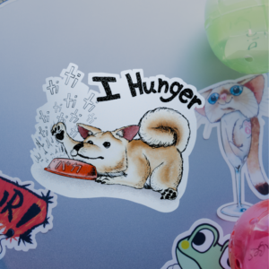 Baka Dog 3" Sticker
