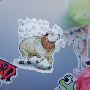 Baka Sheep 3" Sticker