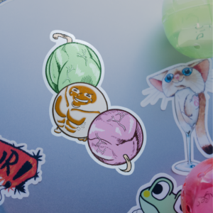 Buff Dango 3" Sticker