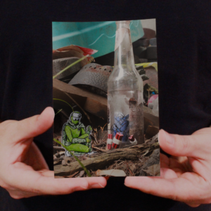 Paper in Bottle TNT Photo 4"W x 6"H